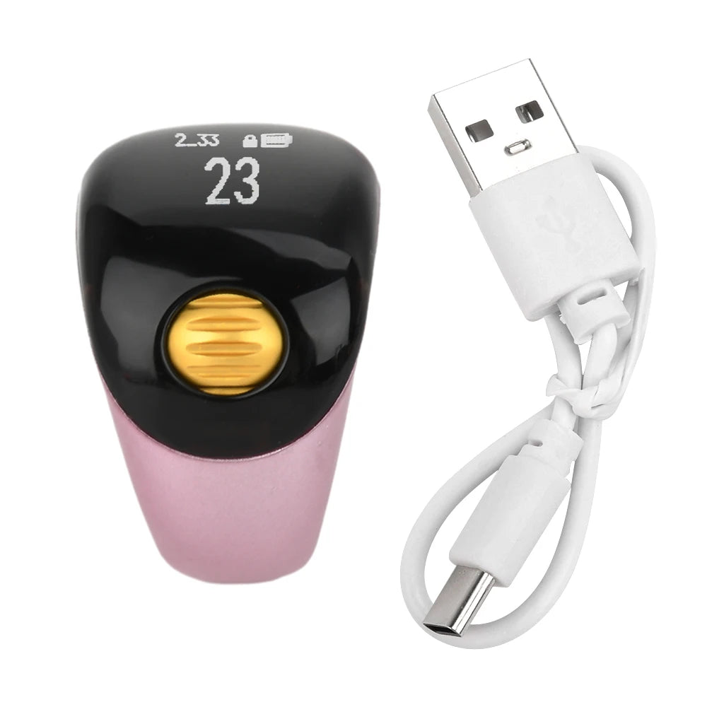 Smart Tasbih Tally Counter OLED Digital Electronic Counter Multi-Function Prayer Time Vibration Reminder Tasbeeh Ring Counters