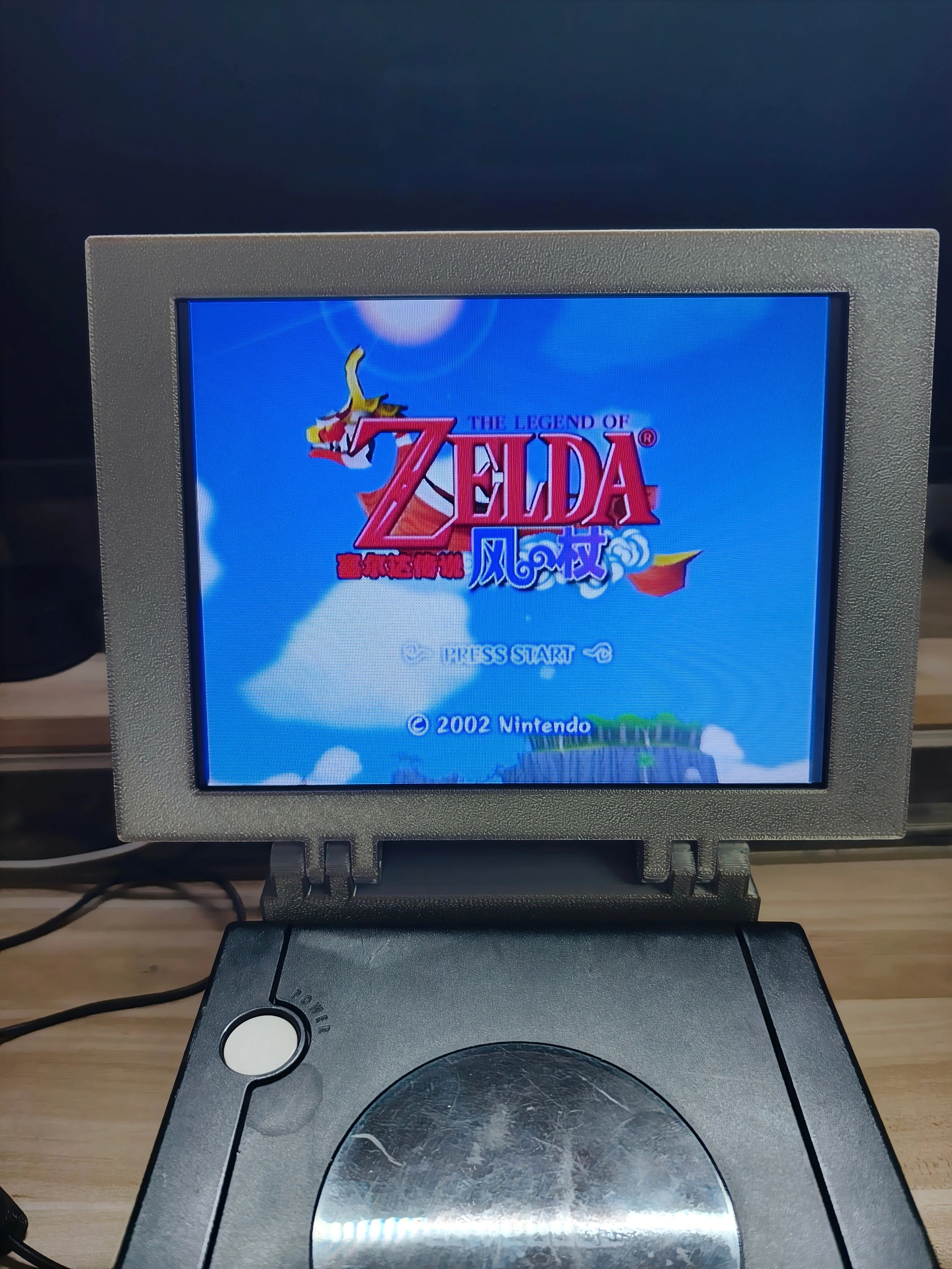 8Inch Gamecube 3D Print Retro Arcade Game Console Portable Display Mini Monitor with Stereo for Gamecube NGC NTSC